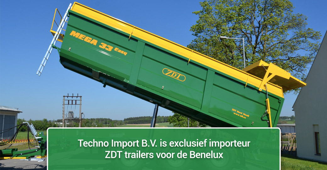 Techno Import exclusief importeur ZDT trailers Benelux